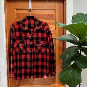 Vintage Wool Plaid Jacket